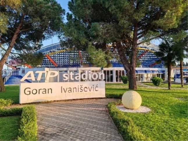 L'esterno dell’ATP Stadion Goran Ivanišević