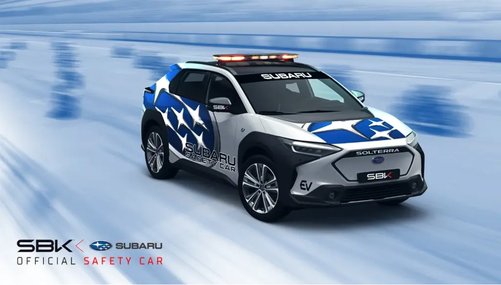 Subaru - SBK - Solterra sarà la Safety Car ufficiale del Campionato del Mondo Superbike